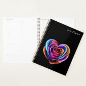 Farbenfrohe Herzform Rose- Planer (Anzeige)