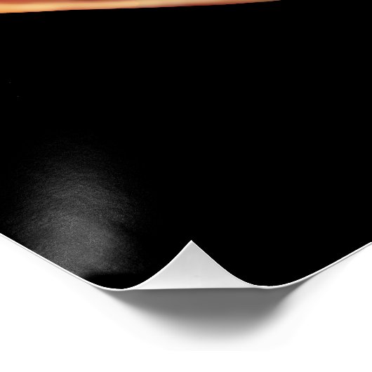 Farbenfrohe Herzform Rose- Poster (Ecke)