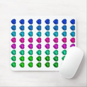 Farbenfrohe Herzklappen Mousepad (Mit Mouse)