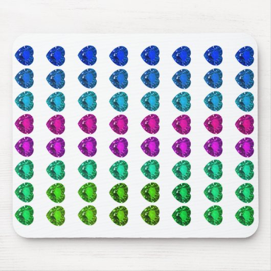 Farbenfrohe Herzklappen Mousepad (Vorne)