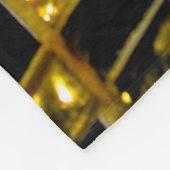 Farbenfrohe Herzmosaik Fleecedecke (Ecke)