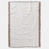 Farbenfrohe Herzmuster Gelb Rosa Blau Decke (Vorderseite Vertikal)