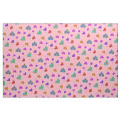 Farbenfrohe Herzmuster - Niedlich fröhlich Girly P Stoff (Fat Quarter (45,7 x 55,9 cm))