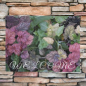 Farbenfrohe Heuchera Pflanze Blätter Botanisch Fußmatte