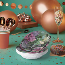 Farbenfrohe Heuchera Pflanze Blätter Botanisch Pappteller