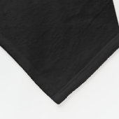 Farbenfrohe Hexagon in modernen Farben mit Monogra Fleecedecke (Ecke)