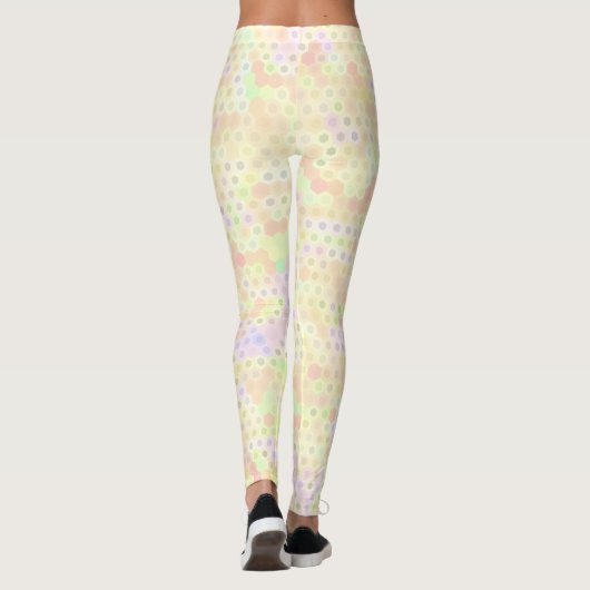 Farbenfrohe Hexagon Leggings (Rückseite)