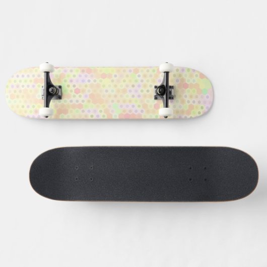 Farbenfrohe Hexagon Skateboard (Horizontal)