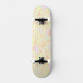 Farbenfrohe Hexagon Skateboard (Vorderseite)