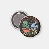 Farbenfrohe Hexen Brew Magnet (Vorderseite/Rückseite)