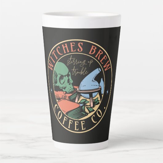Farbenfrohe Hexen Brew Milchtasse (Vorderseite)