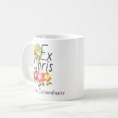 Farbenfrohe Hibiskus Lover Kaffeetasse (Vorderseite Links)