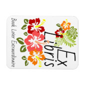 Farbenfrohe Hibiskus Lover Magnet (Horizontal)