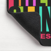 Farbenfrohe Hillary Clinton 2016 Mousepad (Ecke)