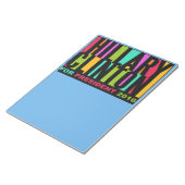 Farbenfrohe Hillary Clinton 2016 Notizblöcke (angewinkelt)