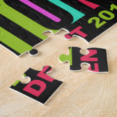 Farbenfrohe Hillary Clinton 2016-Puzzle Puzzle (Seite)