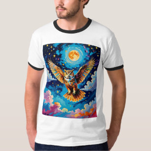Farbenfrohe Himmelsflüge T-Shirt