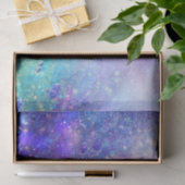 Farbenfrohe Hintergründe des tiefen Raumes Seidenpapier (Geschenk)