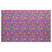 Farbenfrohe Hippie 70er Blume Stoff (Yard (91,4 cm))