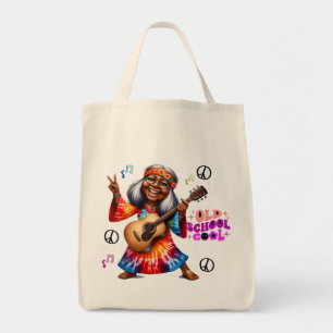 Farbenfrohe Hippie Chic Cool Tote Bag Tragetasche