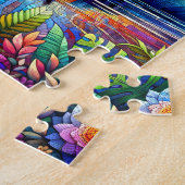 Farbenfrohe Hippo Puzzle (Seite)