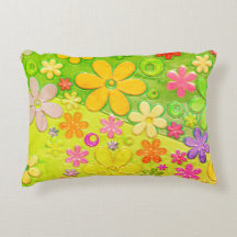 Farbenfrohe Hippy Groovy Blume