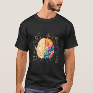 Farbenfrohe Hirnforschung und Neurowissenschaft Ne T-Shirt