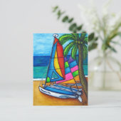 Farbenfrohe Hobby Postcard Postkarte (Stehend Vorderseite)