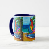 Farbenfrohe Hobby-Tasse Tasse (Vorderseite Links)