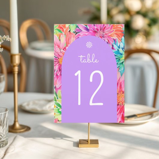 Farbenfrohe Hochzeit mit tropischer Wasserfarbe Einladung