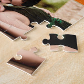 Farbenfrohe Hochzeit retten das Datum Puzzle (Seite)