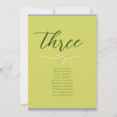 Farbenfrohe Hochzeitskarte (Vorderseite)