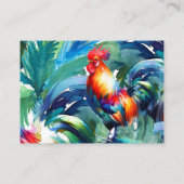 Farbenfrohe Hochzeitsseite einfügen Kartenzettel Begleitkarte (Rückseite)