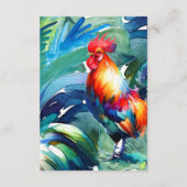 Farbenfrohe Hochzeitsseite einfügen Kartenzettel Begleitkarte (Rückseite)