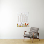 Farbenfrohe Hochzeitsskala für wild lebende Blume Wandteppich (Beispiel)