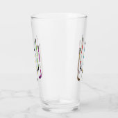 Farbenfrohe Hockeyschläger Glas (Rechts)