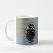 Farbenfrohe Holzente Kaffeetasse (Links)