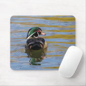 Farbenfrohe Holzente Mousepad (Mit Mouse)