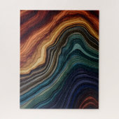 Farbenfrohe Holzpuzzle Puzzle (Vertikal)