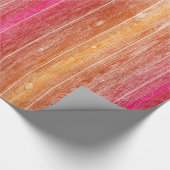 farbenfrohe Holzwand Geschenkpapier (Ecke)