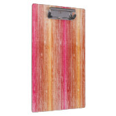 farbenfrohe Holzwand Klemmbrett (Rechts)
