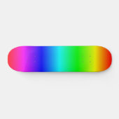 Farbenfrohe Holzzaunplanken Regenbogenskateboard Skateboard (Horizontal)
