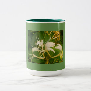 Farbenfrohe Honeysuckles Zweifarbige Tasse