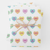 Farbenfrohe Hörensagen Geschenkpapier Set (Beispiel)