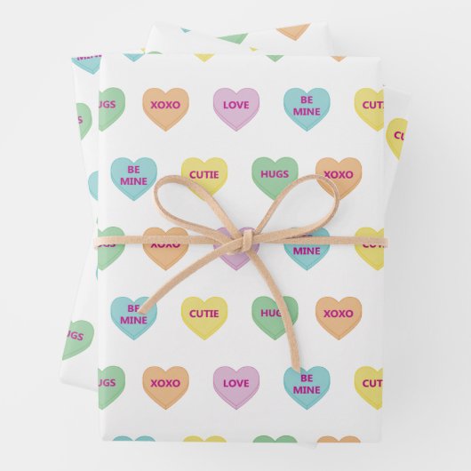 Farbenfrohe Hörensagen Geschenkpapier Set (Beispiel)