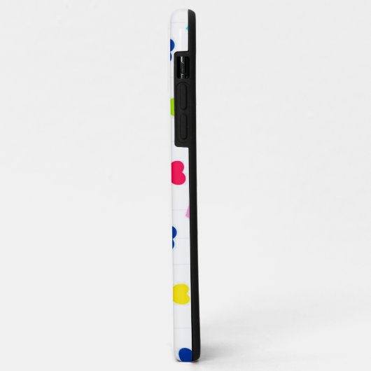 Farbenfrohe Hörgeräte Case-Mate iPhone Hülle (Hinten/Links)