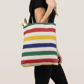 Farbenfrohe horizontale Streifen Tasche (Von Nahem)