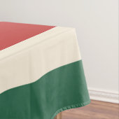Farbenfrohe horizontale Streifen Tischdecke (Beispiel)