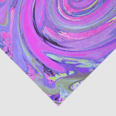 Farbenfrohe Hot Pink und Lila Boho Hippie Swirl Seidenpapier (Ausschnitt)