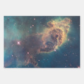 Farbenfrohe Hubble-Weltraumteleskop Carina Nebula  Geschenkpapier Set (Vorderseite 3)